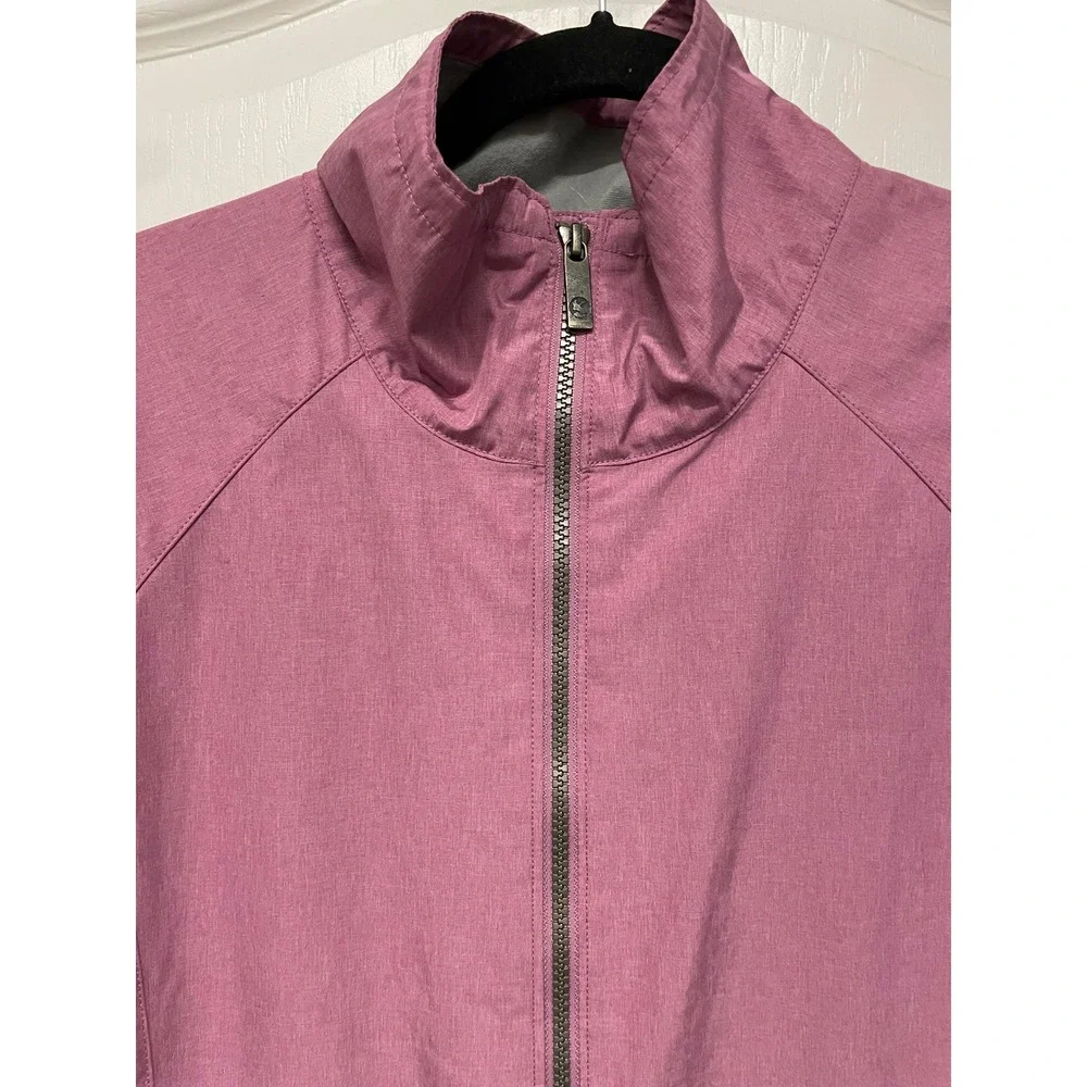 Gander Mountain Guide Series Lightweight Outdoor Travel Rain Jacket, Pink, Sz LG